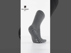 Breathable Cotton Anti Slip Crew Grip Pilates Yoga Socks