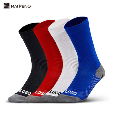 Beli Kaus Kaki Sepak Bola Atletik Pria Kaus Kaki Olahraga Luar Ruangan Kru Non Slip Logo Kustom online manufacture