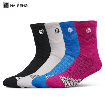 Mua Đeo thêu tùy chỉnh vớ bóng rổ đệm dày Terry Performance Sports Socks online manufacture