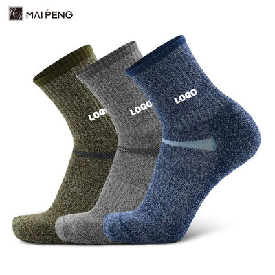 Mua Thermal ấm áp Crew Mùa đông ngoài trời thể thao Đi bộ đạp đàn ông dày Merino gót len online manufacture