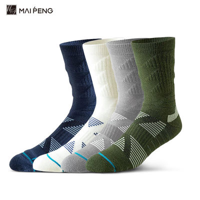 satın al Terry Sole Anti Slip Thermal Hiking Çorapları Yastıklı Nem Yumuşatıcı Coolmax Spor Çorapları online manufacture