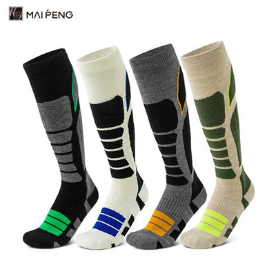 شراء الرجال الرياضية الهوائية الجوارب ارتفاع الركبة في الهواء الطلق المشي لمسافات طويلة التخييم Merino الصوف الجوارب للتزلج online manufacture