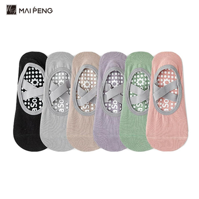 Buy Sports Plain Non Slip Yoga Socks Backless Yoga Pilates Socks With Grips online manufacture