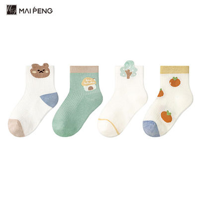 Mua Tất cotton mềm hữu cơ hoạt hình cho bé sơ sinh online manufacture