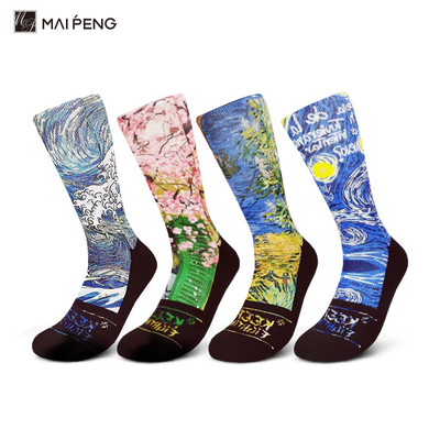 comprar Calcetines en blanco de poliéster de sublimación impresos digitales online manufacture