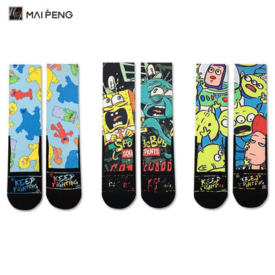 Beli Kaus Kaki Olahraga Sublimasi Karakter Kartun Kaus Kaki Cetak Digital Kustom online manufacture