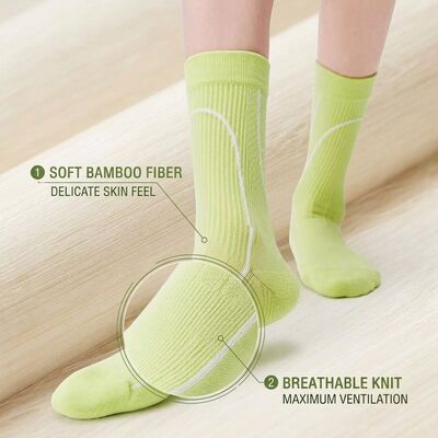 kaufen Feuchtigkeitsabsaugende Atmungsschuhe aus Bambusfaser Socken schnell trocknen Schweiß absorbieren tägliche Sportsocken online manufacture