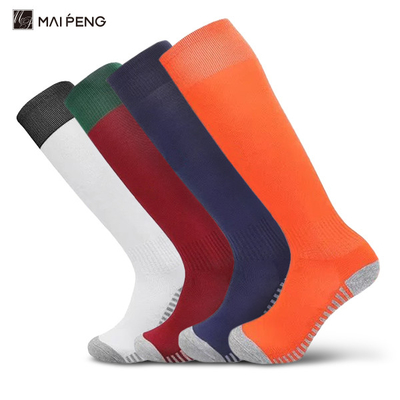 Des chaussettes de football épaisses et rembourrées, évacuant l'humidité, des chaussettes de football respirantes pour hommes