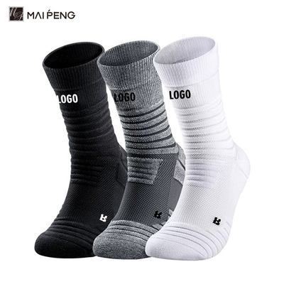Logo personnalisé chaussettes de basket-ball rembourrées chaussettes de coton rembourrées pour hommes