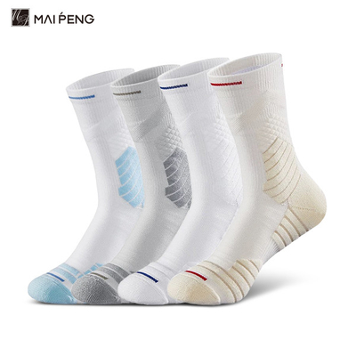 Unisexe chaussettes de sport de basket-ball pour équipage chaussettes de sport souples et respirantes