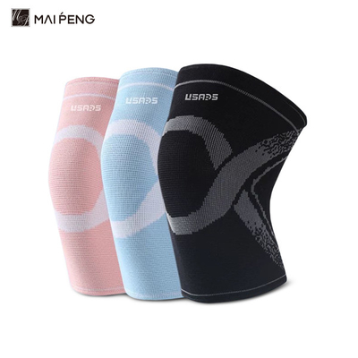 Support de genou élastique respirant Compression Sports Manche de protection du genou