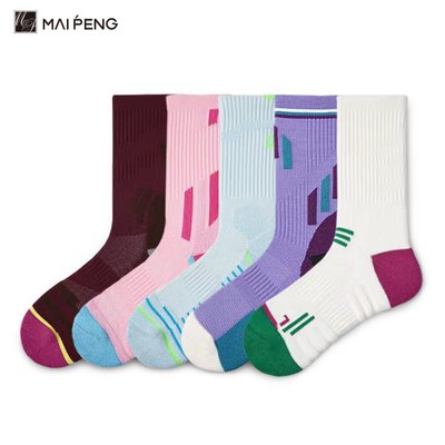 Des chaussettes de sport en plein air à la mode Compression Des chaussettes de vélo pour femmes
