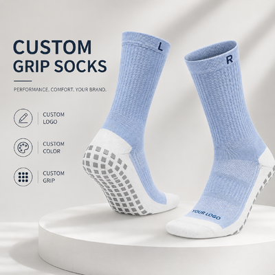 Des chaussettes de football pour hommes non glissantes, respirantes, confortables, pour les entraînements sportifs.